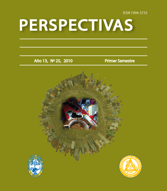 Ver Núm. 25 (2010): Revista Perspectivas N° 25