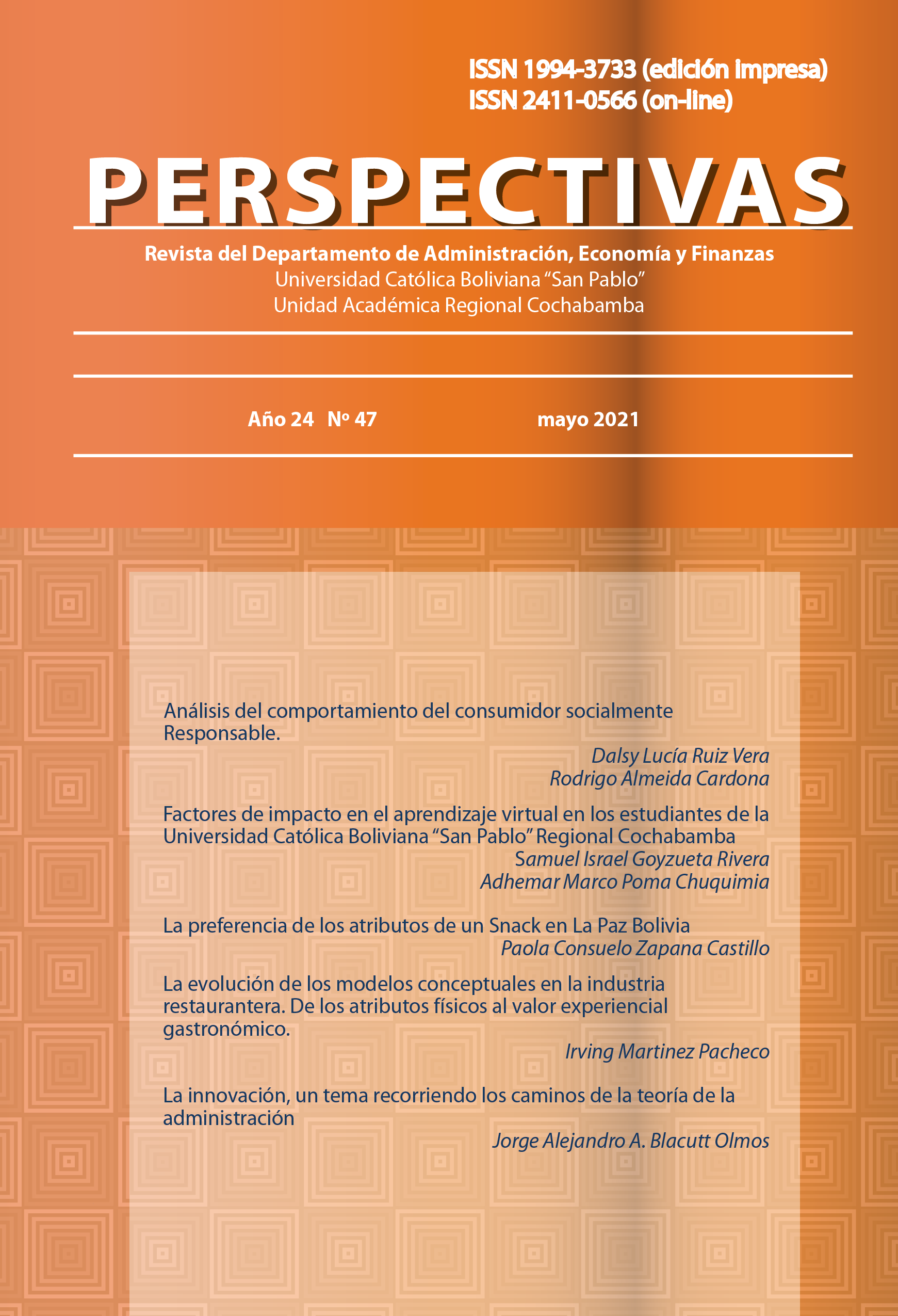 Ver Núm. 47 (2021): Revista Perspectivas N° 47