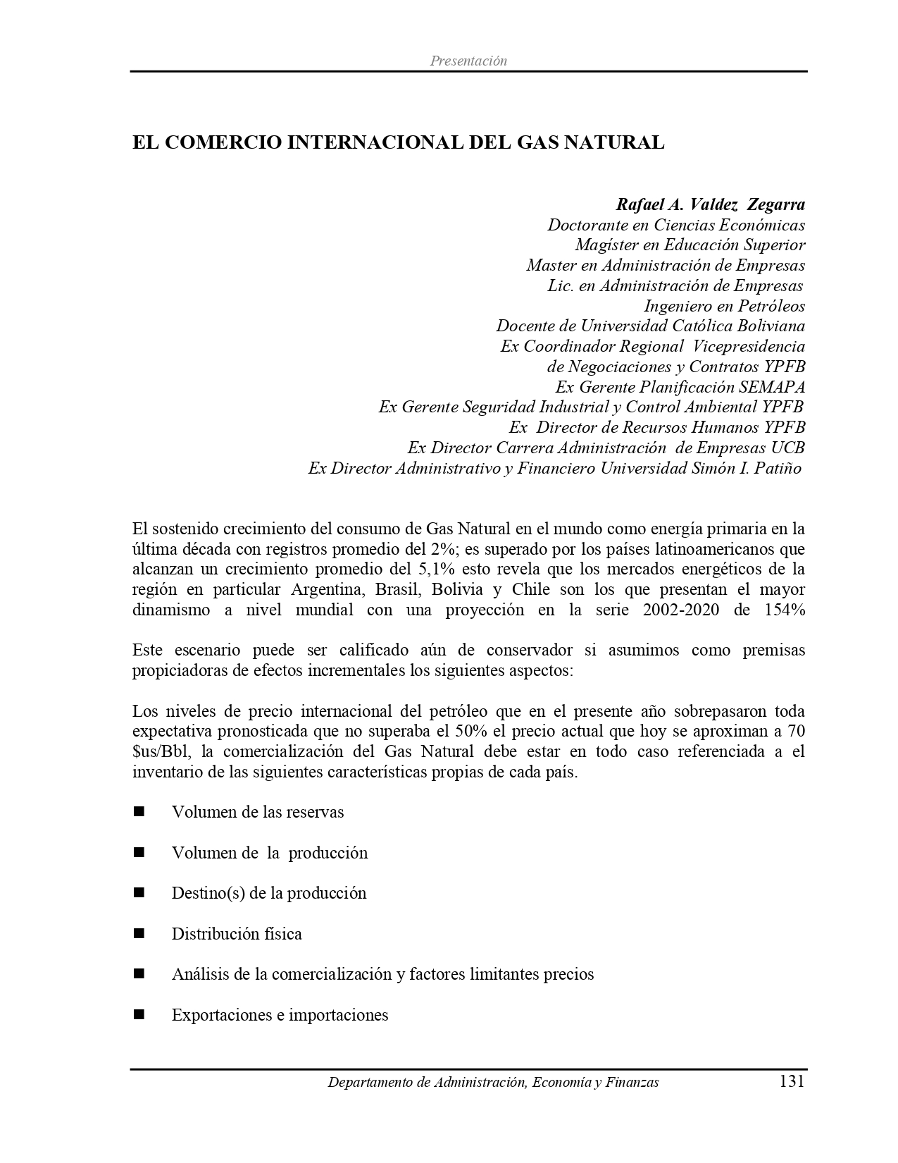 International trade in natural gas